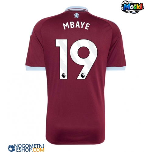 Moški Nogometni dresi Aston Villa Ibrahim Mbaye #19 Domači 2026-27 Kratek Rokav